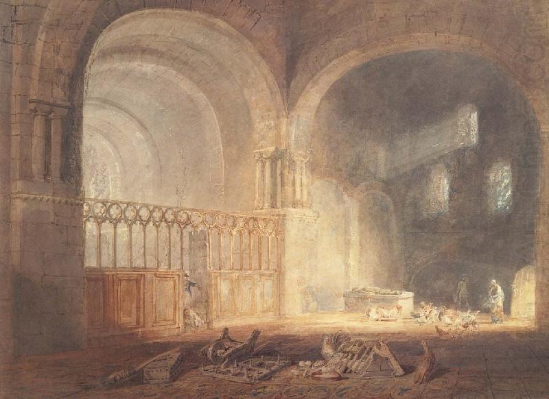 J.M.W. Turner Transept of Ewenny Priory china oil painting image